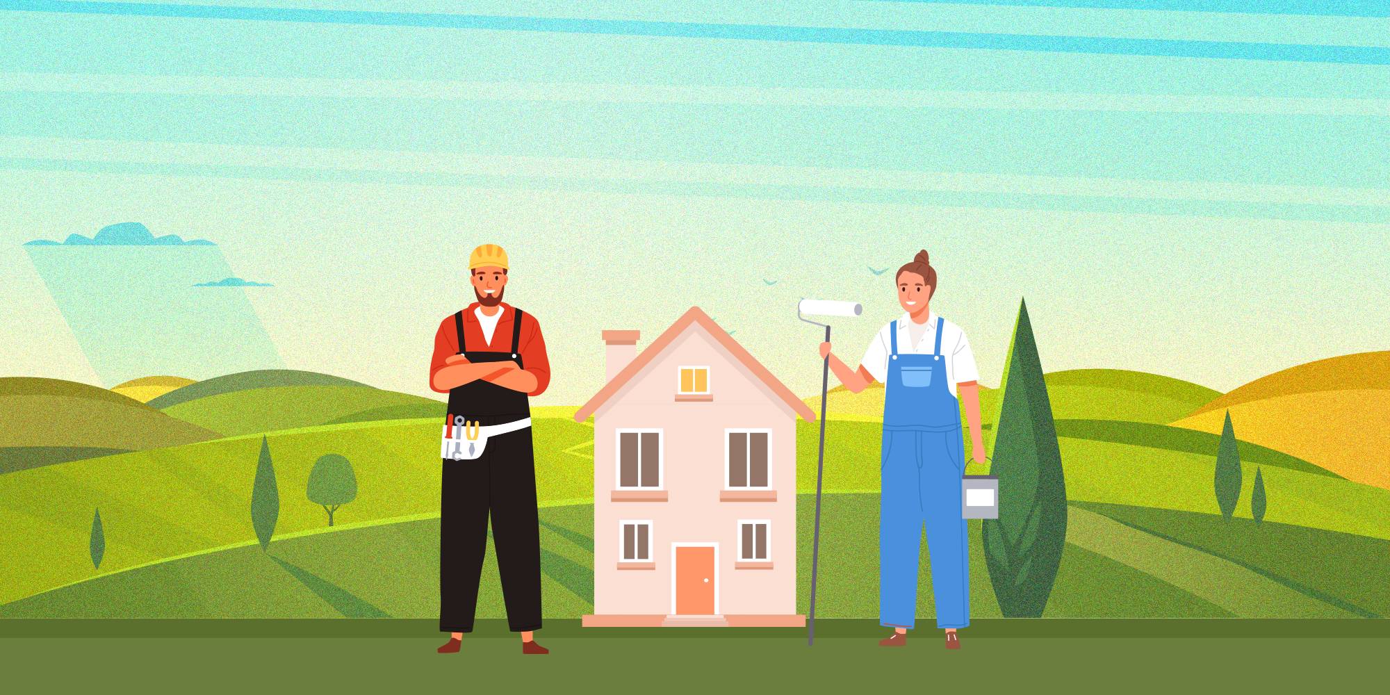 Home maintenance rendering