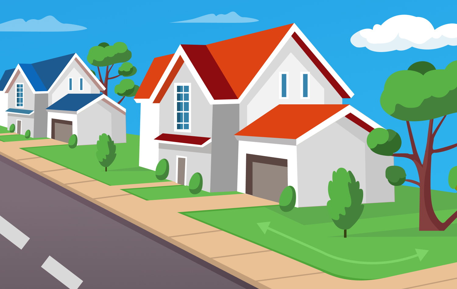 Residential home rendering