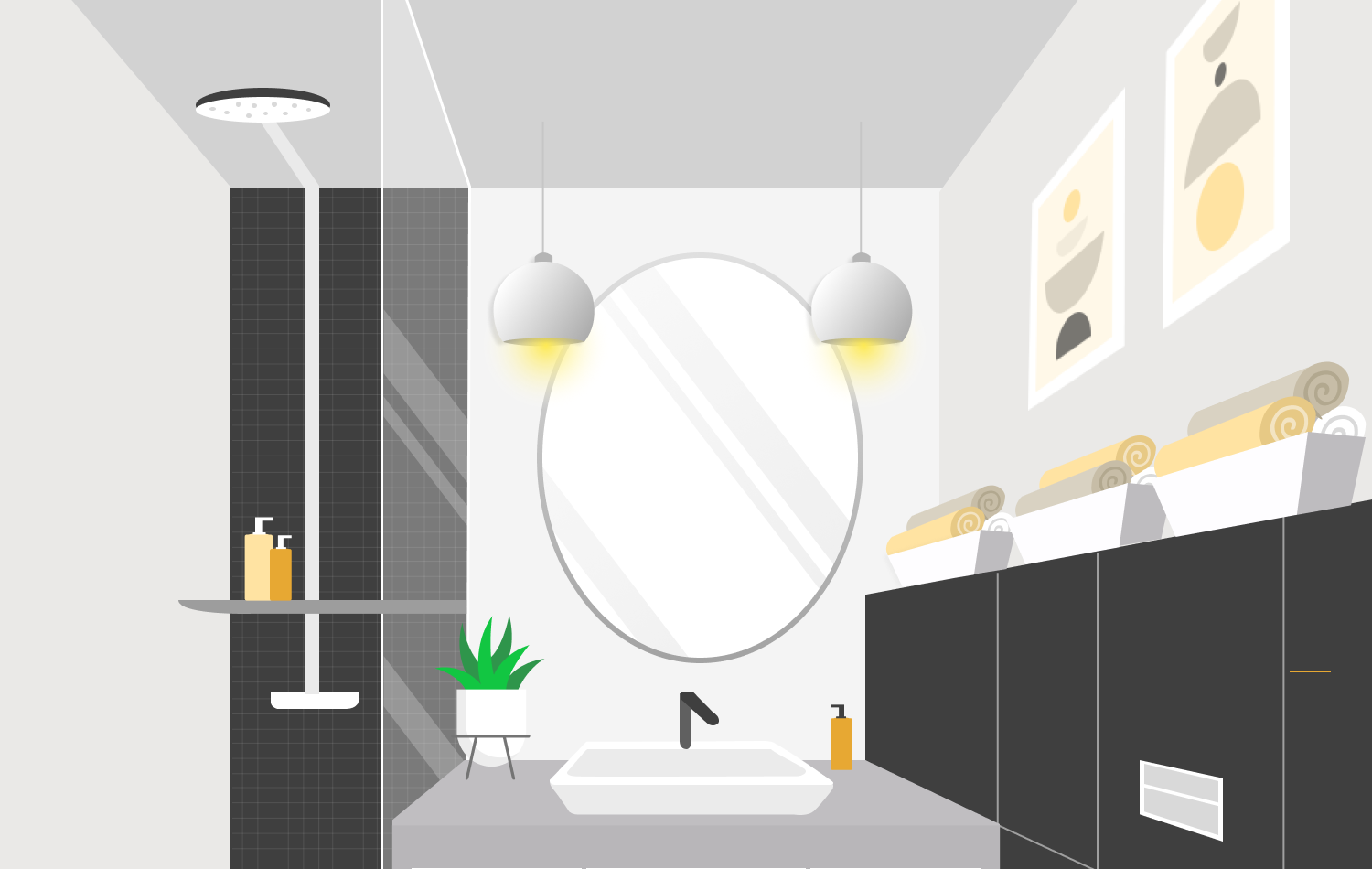 Bathroom rendering