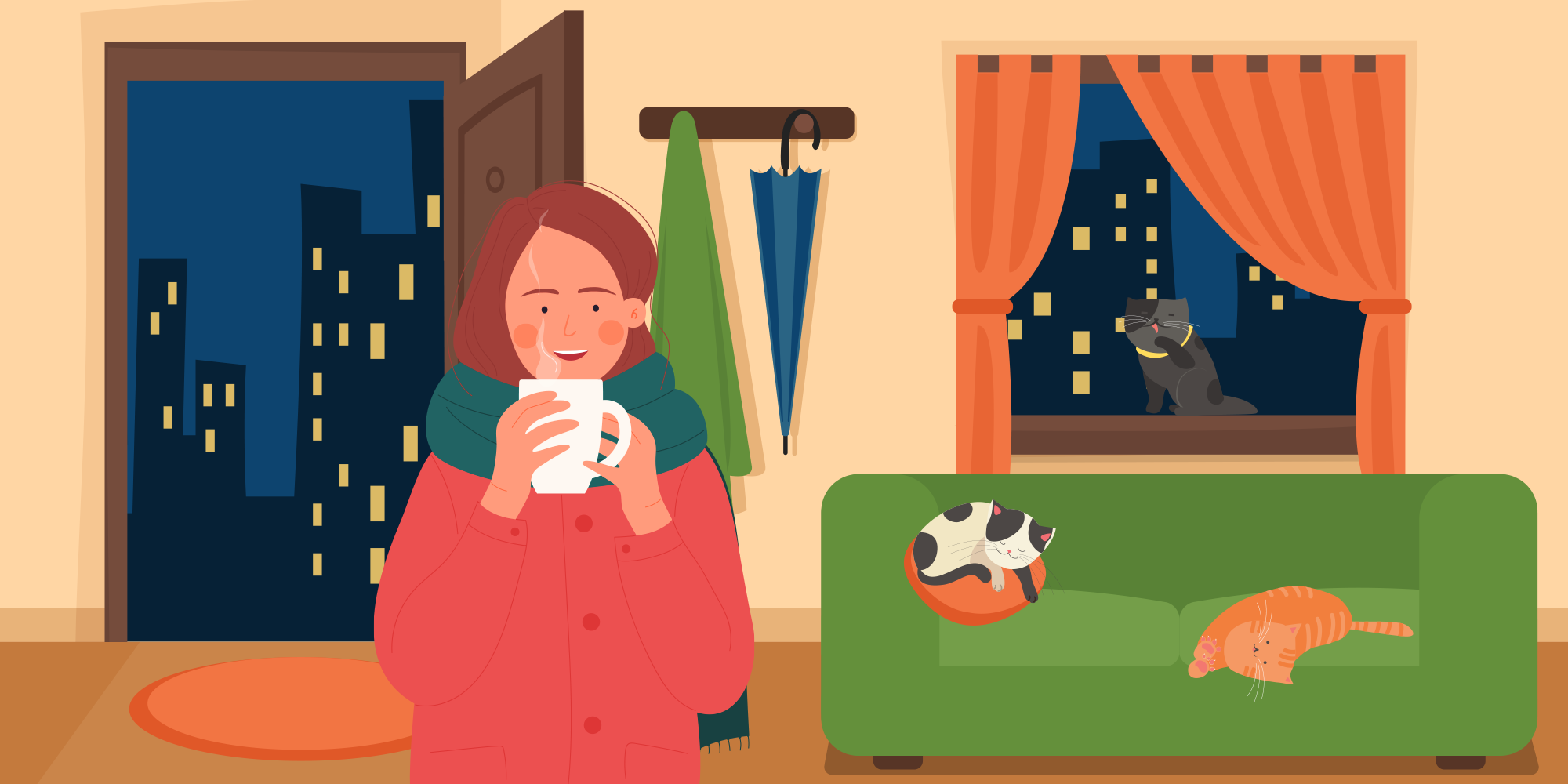 Selling home in winter banner