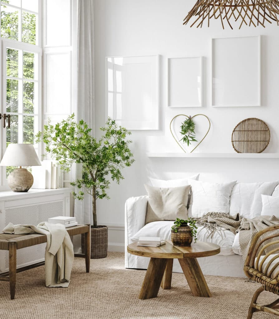 selling a home in North Georgia: Interior Model, white and beige