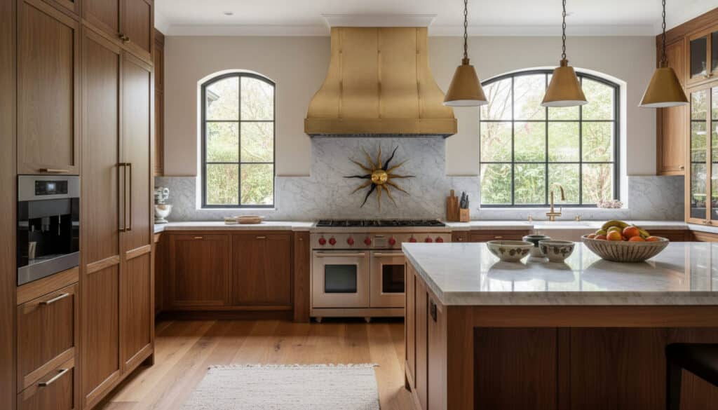 selling a home in North Georgia: Modern Kitchen Interior Space Background